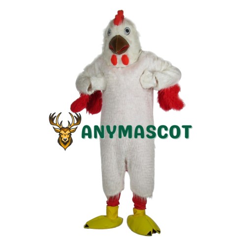 White Chicken Mascot Costume