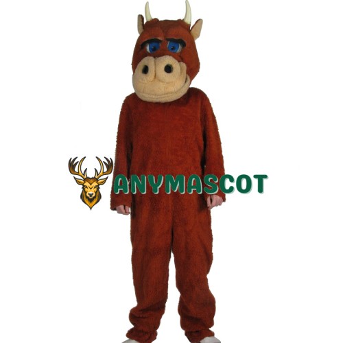 One Person Bull Mascot Costume