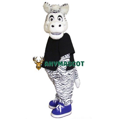 College Zebra Mascot Costume