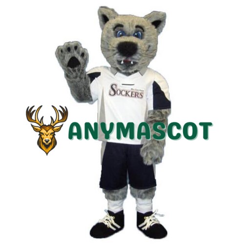 Grey Coyote Wolf Mascot Costume