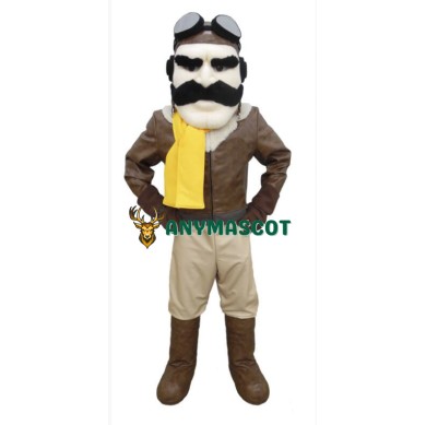Aviator Mascot Costume