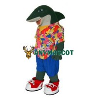 College Lightweight Shark Mascot Costume