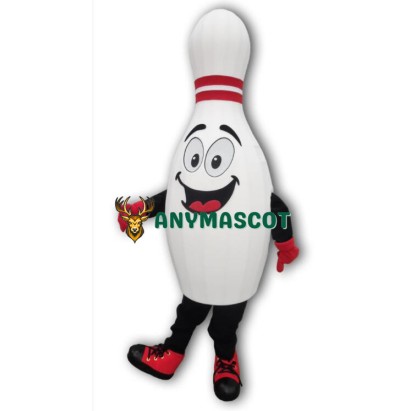 Bowling Pin Mascot Costume