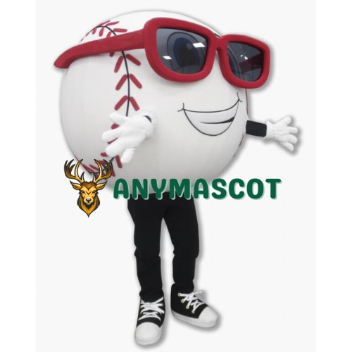 Happy Baseball Mascot Costume
