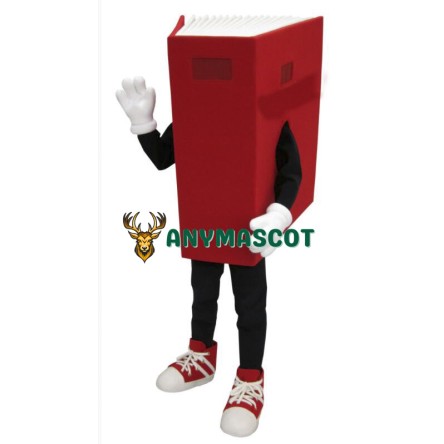 Red Book Mascot Costume