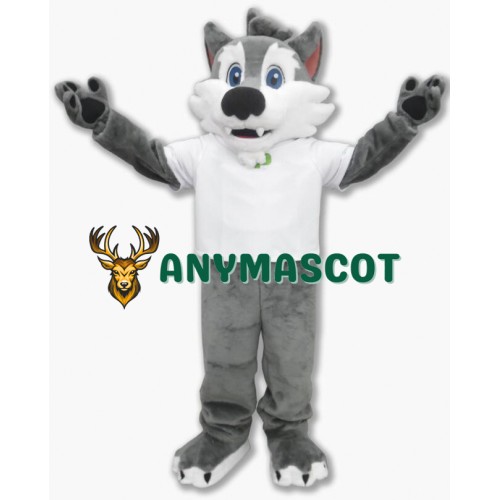 College Wolf Mascot Costume