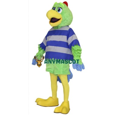 Fashion Green Parrot Mascot Costume