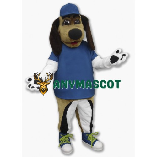 College Beagle Dog Mascot Costume