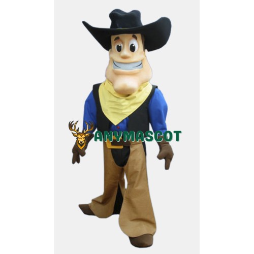 Lightweight Cowboy Mascot Costume