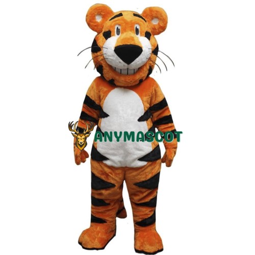 Happy Lightweight Tiger Mascot Costume