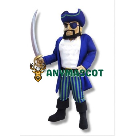 College Pirate Mascot Costume