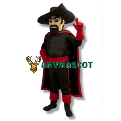 Red & Black Cavalier Mascot Costume