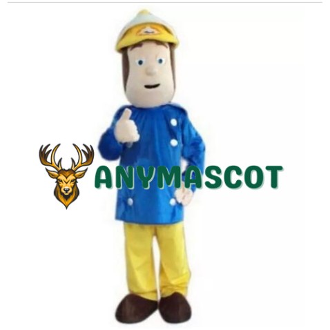 Fireman Sam Mascot Costume