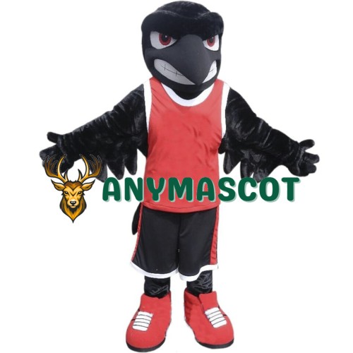 Sport Black Raven Mascot Costume