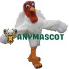White Turkey Mascot Costume
