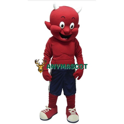 Cute Lightweight Devil Mascot Costume