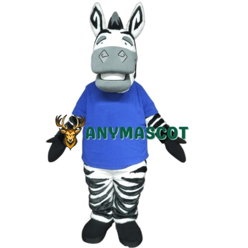 Cute Lightweight Zebra Mascot Costume