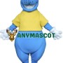 Blue Kangaroo Mascot Costume
