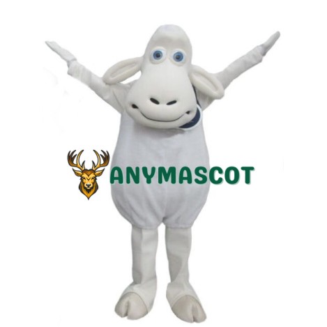 White Sheep Mascot Costume