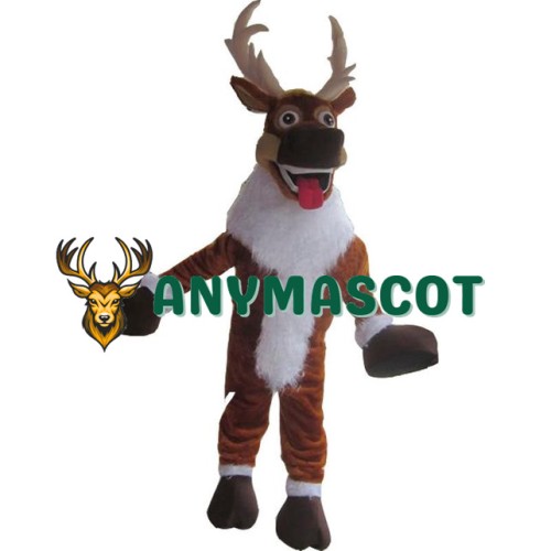 Christmas Lightweight Reindeer Mascot Costume