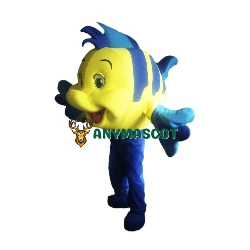 Flounder Fish Mascot Costume Adult Costume