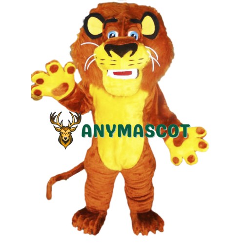 Lion Mascot Costume Adult Animal Costume