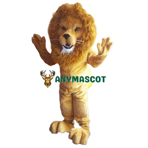 Power Muscular Lightweight Lion Mascot Costume