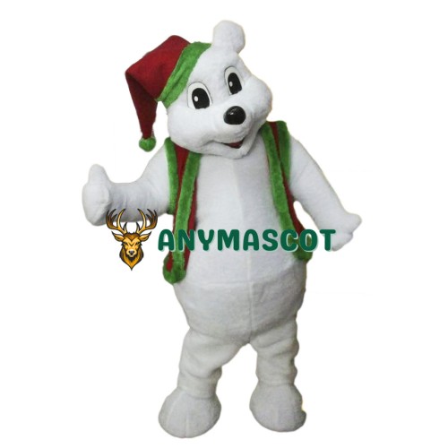 Christmas Bear Mascot Costume