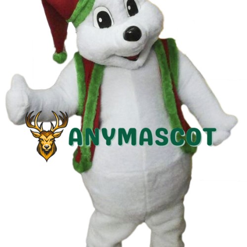 Christmas Bear Mascot Costume