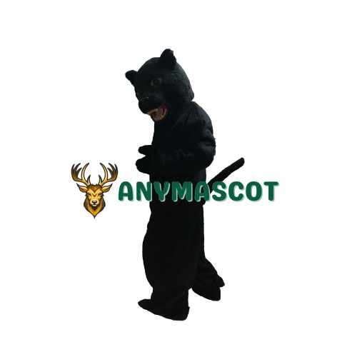 Fierce Black Panther Mascot Costume