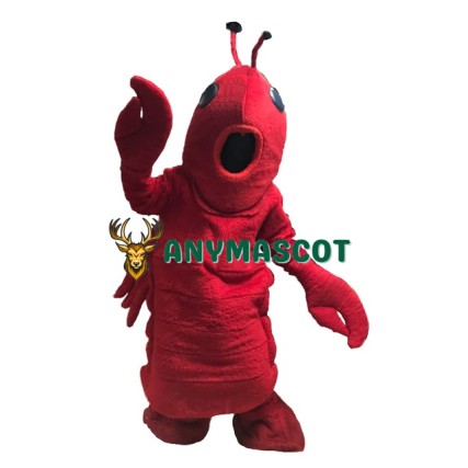 Red Lightweight Lobster Mascot Costume