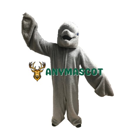 Furry Dolphin Mascot Costume
