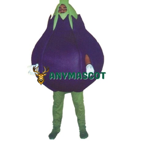 Eggplant Mascot Costume