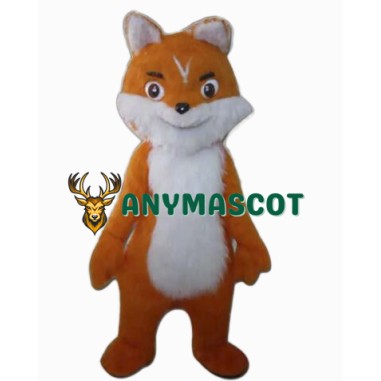 Cute Orange Fox Mascot Costume