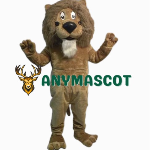 Friendly Lightweight Lion Mascot Costume