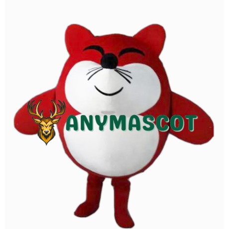 Red Mouse Mascot Costume