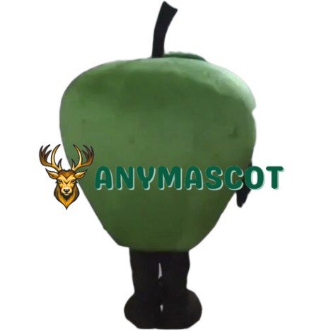 Cyan Apple Mascot Costume