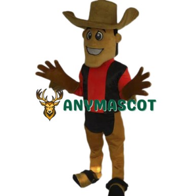 Lovely Cowboy Mascot Costume