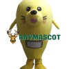 Yellow Seal Mascot Costume