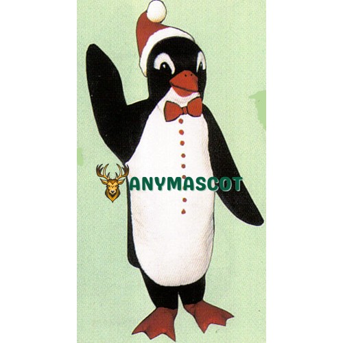 Santa Penguin Mascot Costume