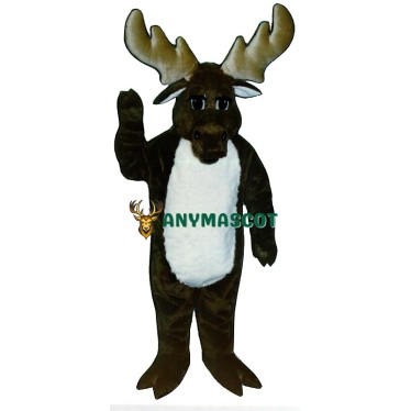 Monty Moose Mascot Costume