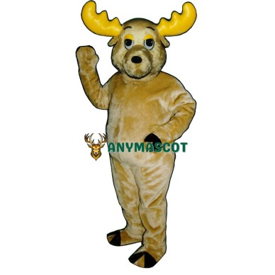 Morty Moose Mascot Costume