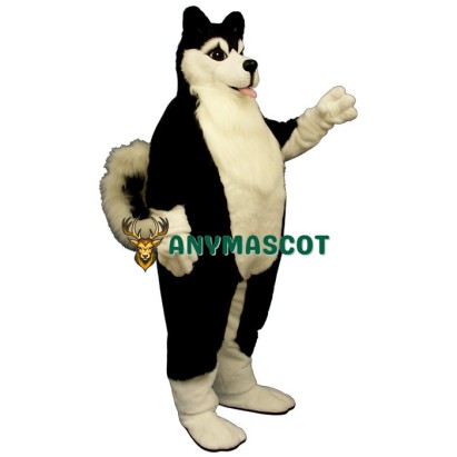 Fat Husky Mascot Costume