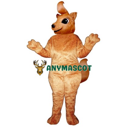 Girly Squirrel Mascot Costume
