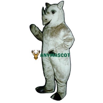 Realistic Rhinoceros Mascot Costume
