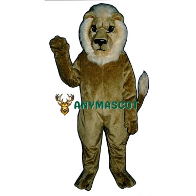 Blonde Lion Mascot Costume