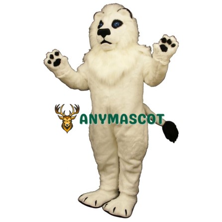 White Lion Mascot Costume