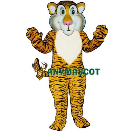 Shy Tiger Mascot Costume