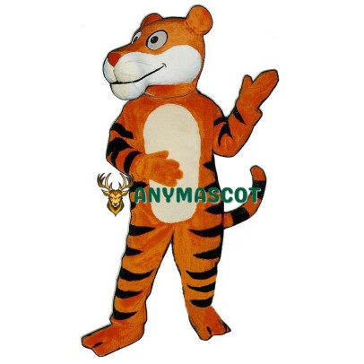 Friendly Tiger Mascot Costume