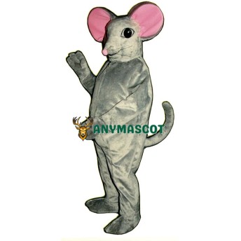Gray Mouse Mascot Costume